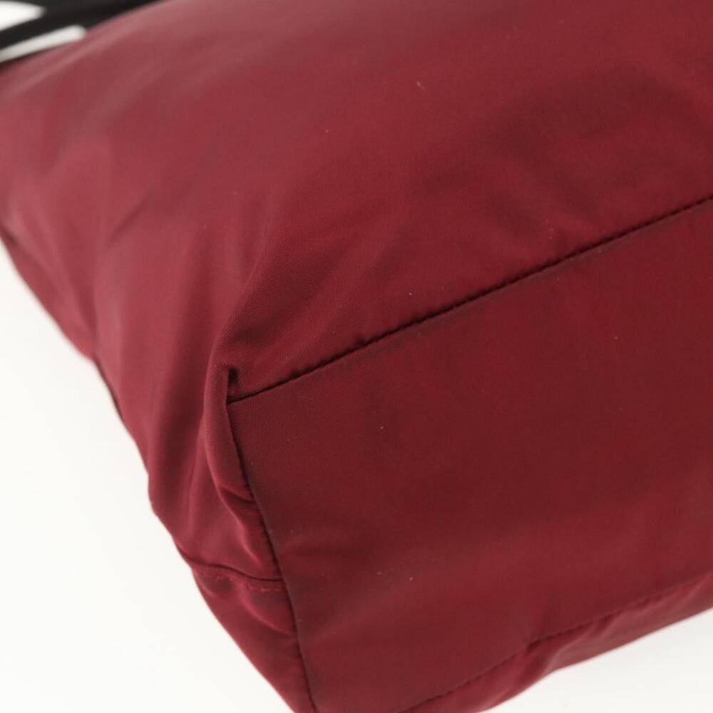 PRADA Sports Tote Bag Nylon Red Silver Auth ti3508 - Picture 16 of 16